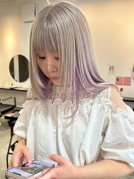 ラック 津田沼(LUCK) ダブルインナー/韓国ボブ/ブリーチなしカラー/似合わせカット