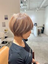 ジュベ(juve.)&nbsp;大分ショートボブ顔まわりレイヤーカット髪質改善カラー