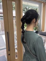 サンクチュアリ ウィズエデン 京橋店(Sanctuary with eden)&nbsp;編みおろしアレンジ