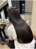 □暗髪カラー×髪質改善□【高田馬場/髪質改善】