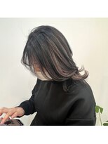 アンド ナップ(nap) デザインカラー ブラック×モーブピンク