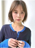 外ハネボブ/ミルクティーベージュ春カラー似合わせ小顔p戸田公園