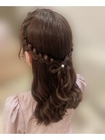 ヘアセットサロンコト(Hair Set Salon KOTO)&nbsp;ハーフアップアレンジ
