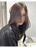 【大人気◎ブリーチなし透明感☆】ブリーチなしWケアカラー+カット+4stepTR