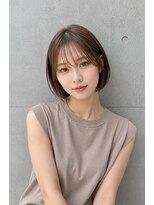 ピース バイ シータ(PEACE by CITA)&nbsp;透明感ブラウンベージュ×コンパクトボブ20代30代40代