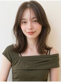 ミディアムくびれボブ20代30代40代◎前髪ありくびレイヤー