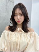 ミディアムレイヤーカット×艶ラベンダーグレージュ◯伊藤