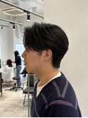 センターパートニュアンスパーマニュアンスウルフ[用賀]