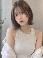フリー(Free)&nbsp;20代30代40代50代大人ボブハッシュカットアッシュカラー