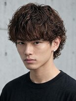 ヘッドストック 大和八木店(HEAD STOCK)&nbsp;シャドウパーマブラウンニュアンスパーマツイストスパイラル眉毛