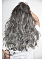 ルーヴェ(LOWE)&nbsp;【LOWE】外国人風バレイヤージュの大人ハイトーンでお洒落に