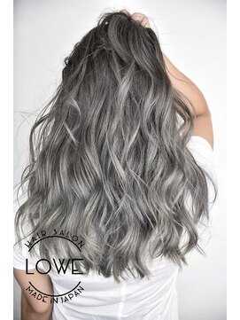 ルーヴェ(LOWE) 【LOWE】外国人風バレイヤージュの大人ハイトーンでお洒落に