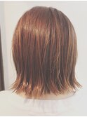 はね具合いが可愛い 肩はね大人ボブ