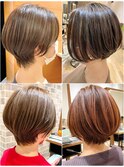 形の違うショートスタイル特集☆