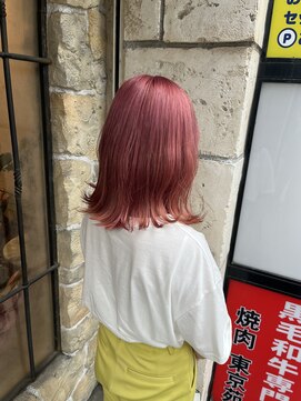 リコ バイ ルート(Lico by Route) ハイトーンカラー#ピンクヘアー