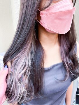 ミシェリー(misherry) セクションカラーインナーカラーペールベージュケアブリーチ韓国