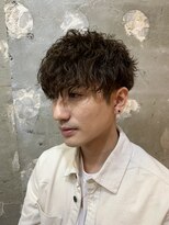 アカ(ACA)&nbsp;ツイストスパイラルパーマツイストパーマメンズマッシュ札幌大通