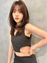 ロンド アンブル 四条烏丸(Lond ambre) 【Lond ambre】伊藤ガク レイヤー/グレージュカラー/ストレート