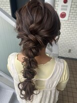 フェリーチェ(Felice)&nbsp;編みおろし　編みポニー　ルーズヘア　大人かわいい