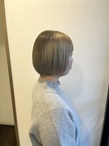 ヘアスペースブルーム エボリューション 庄内店(HAIR SPACE BLOOM evolution)&nbsp;【庄内/ショート】ショートボブ・ミルクティーベージュ