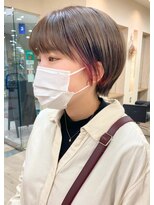 ソソ(soso)&nbsp;【soso 伊勢田】マッシュ×くすみピンク【横浜/ブリーチ】