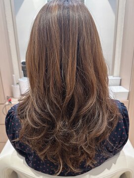 コーエン(cowen) コテ巻き風レイヤー美髪くびれエアリーロング☆30代40代50代60代