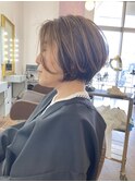 大人可愛い20代30代40代50代60代ショートボブ/大分/別府