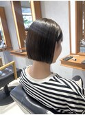 【お手入れ簡単】切りっぱなしボブ
