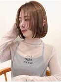 前髪 こなれミディ イメチェン ウェーブパーマ 韓国マッシュ