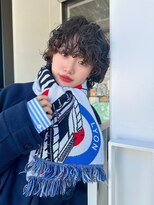 ホロ(hollo)&nbsp;プードルパーマショートウルフパーママッシュパーマ