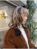 【chihiro】ベージュとダークブラウンのデザインカラー