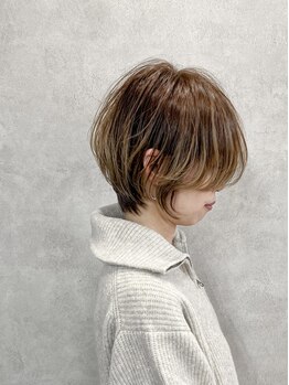 ピッコリーノバイプロデュース 小田急相模原店(Piccolino by Produce)の写真/【小田急相模原7分】頭の形がよく見えるように、バランスを考えて創るこだわりショート!自宅での再現性も◎