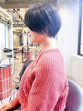 ロンド エメ 柏(Lond aimer) イメチェンショート×外ハネボブ×美髪×ワイドバング/柏