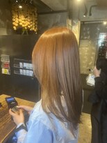 ユーアールキャッスル(UR CASTLE) ベージュ　カラー　レイヤー　スタイル　ストレート
