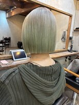 マスカリ(muscali)&nbsp;【原田】ルーツカラー　ホワイトベージュ　キミドリ