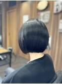 《ALETTA》黒髪前下がりボブ【平塚】
