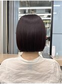 【GEEKS渋谷】切りっぱなしボブ/ラベンダーカラー/艶カラー/夏色