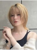 エアリー小顔ショートウルフ