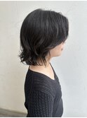 ゆるっとオシャレボブパーマ/黒髪/20代30代/西三河/知立市