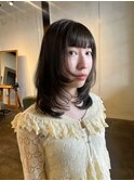 ガーリー大人美人透明感髪質改善ニュアンスカラーくすみカラー