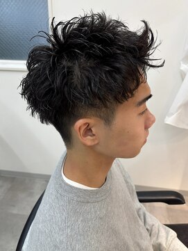 シーフ 千葉(Cyf) アップバング/メンズツーブロック/ビジネスヘア/千葉駅/保立大翔