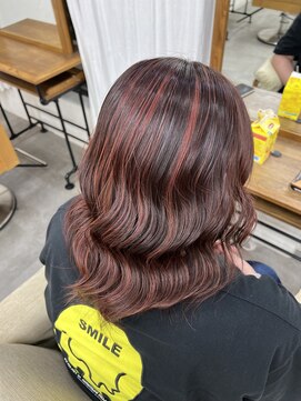 リングバイモアムー(Ring by Moremuu) <Hazuki>   レッドハイライト