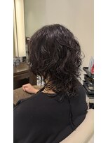 ヘア&エステ ヒロイン 西武池袋店&nbsp;池袋大人上品パーマウェーブヘアスタイル。