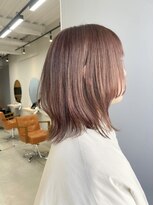 ヘアーラニッシュ 船橋店(hair Lanish)&nbsp;ピンクベージュ/フェイスウルフ/姫カット