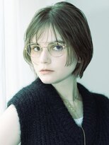 ファチュール(fAture.) シースルーバング姫カットボブ インナーカラー 攻めナチュラル