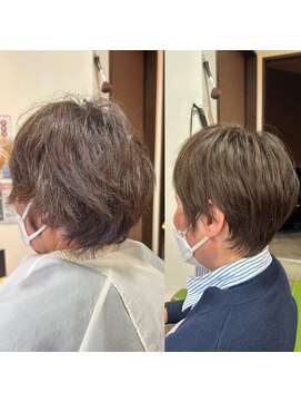 ヘアリゾート レノヴァティオ ふんわりショートヘア