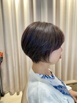 ロージーバイフーガヘアー 元住吉店(Rosy by FUGAhair) ショートボブ/丸みショート/前髪あり/お顔周りレイヤー