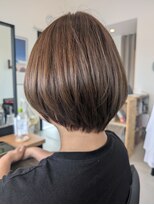 オーオ(OOO) 髪質改善×ベージュ×ショートボブ