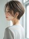 カルディアルッソ(CARDIA LUSSO)の写真/お手入れ簡単だけど自然で好感度高いショート◎計算し尽くされたカットが生み出す大人可愛いフォルム