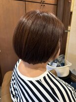 穀雨(Kokuu)&nbsp;【艶ブラウンボブ】まとまりある大人ショートボブで小顔魅せ